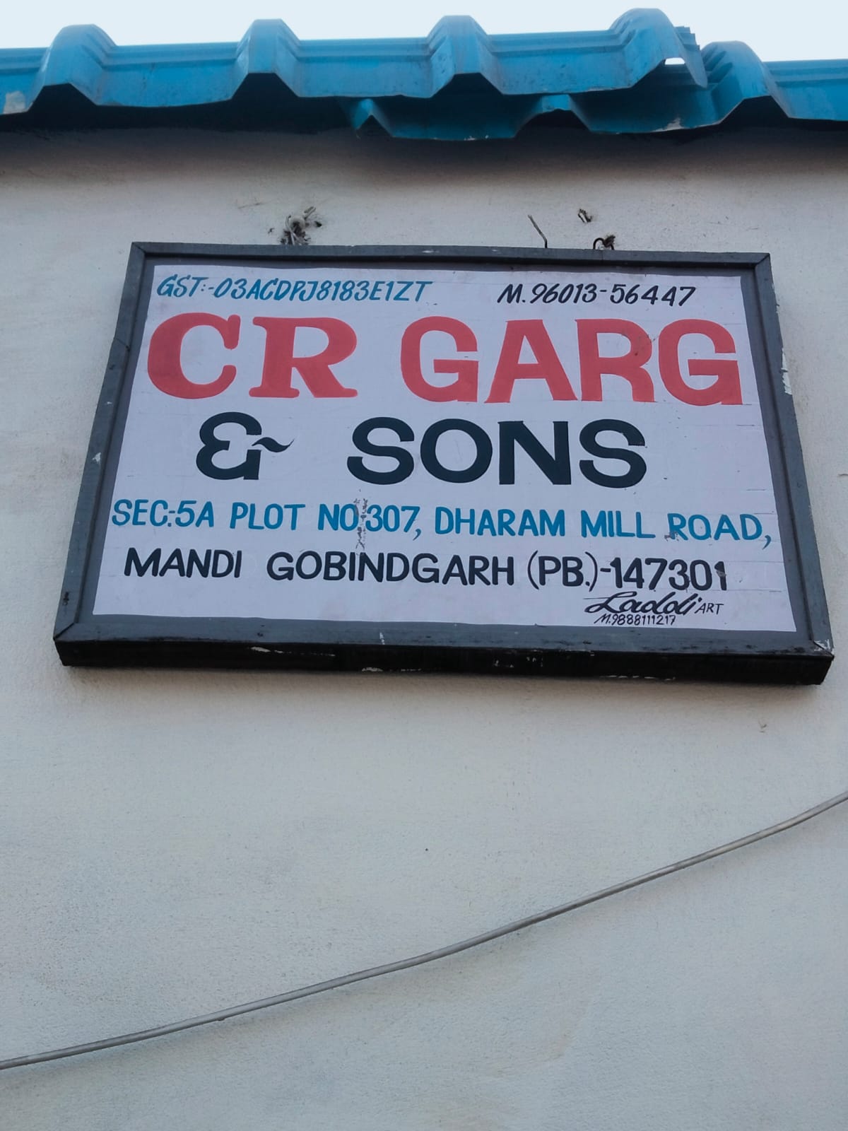 C.R. GARG & SONS - Copper scrap, alumium scrap, hms scrap, brass scrap, old bearing, carbon bushes,elmo,ac pumps, teak wood