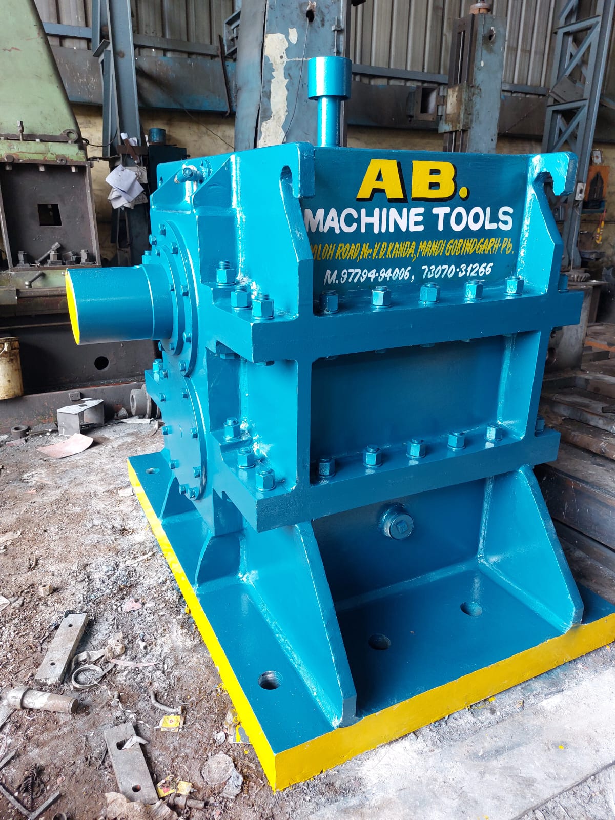 A.B. MACHINE TOOLS - rolling mill parts, pinion gearbox, flat conveyor, pusher, injector in mandi gobindgarh